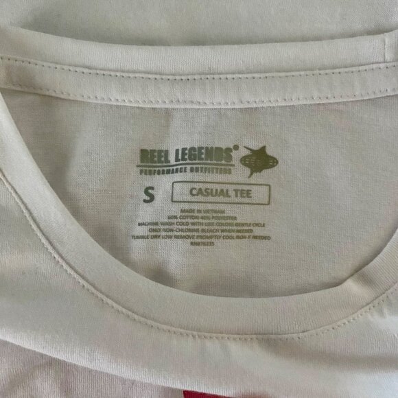 Reel Legends Graphic Tee Shirt Coastal Beach Retro Design Women's Small NEW - Picture 7 of 8